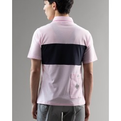 Bianchi Milano Lifestyle Short Sleeve Polo Rosa MISURA L