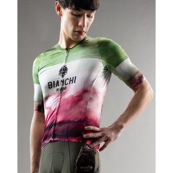 Bianchi Milano Tech Gravel Short Sleeve Faded Sunset MISURA L