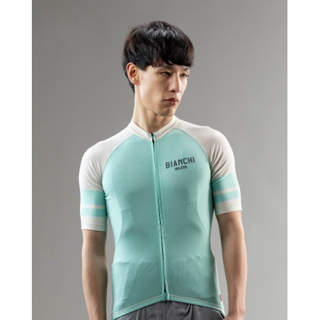 Lifestyle Gravel Man Short Sleeve Jersey Sleeve Celeste MISURA L